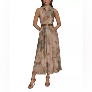 Donna Karan Floral Maxi Dress